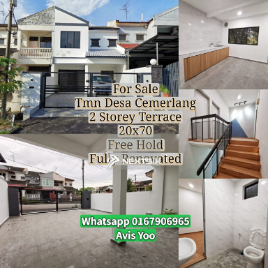 2-sty Terrace/Link House For Sale in Johor Bahru Johor