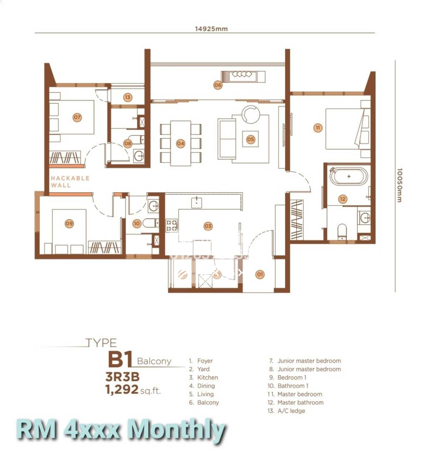 Serviced Residence For Sale in Dutamas Wilayah Persekutuan Kuala Lumpur - Image 6