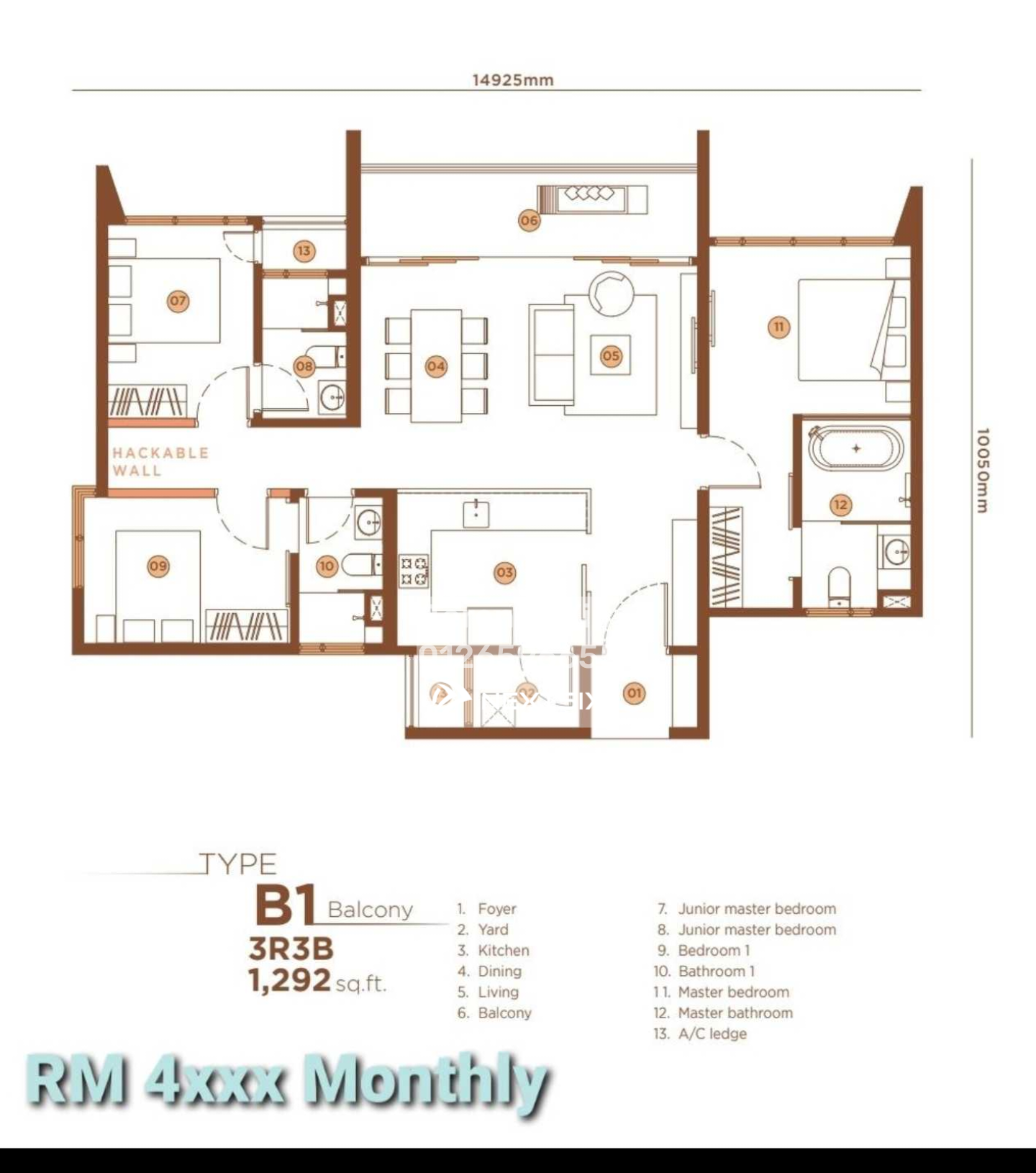 Serviced Residence For Sale in Dutamas Wilayah Persekutuan Kuala Lumpur - Image 6