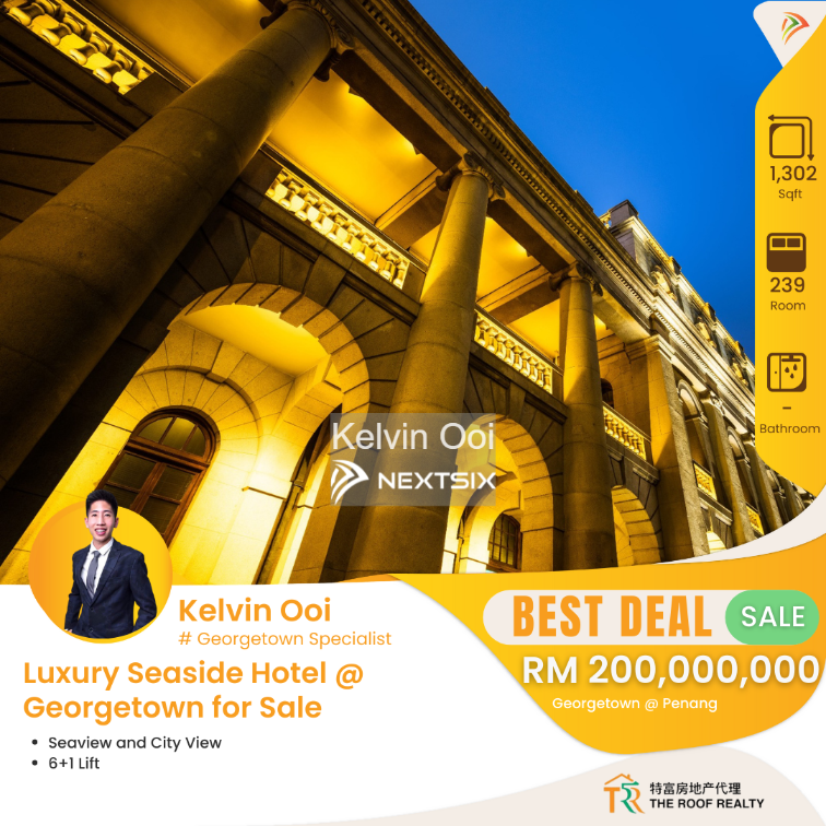 Hotel/Resort For Sale in Georgetown Penang