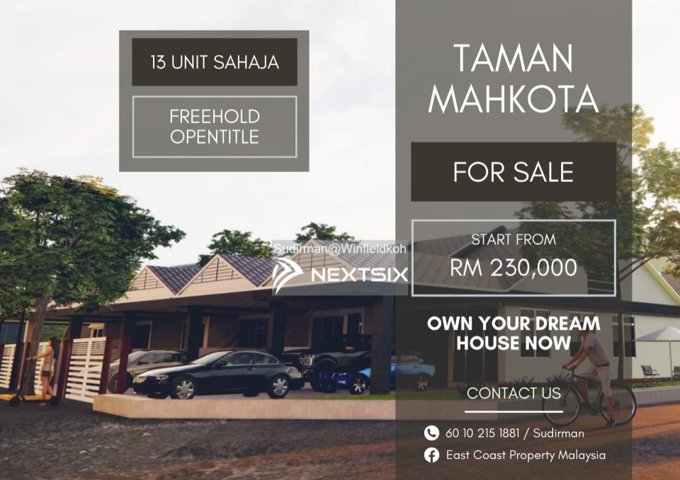 1-sty Terrace/Link House For Sale in Kuantan Pahang