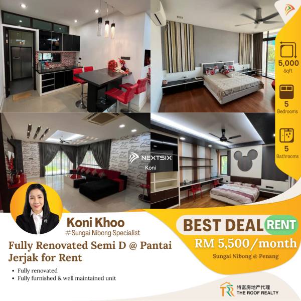Bungalow For Rent in Sungai Nibong Penang