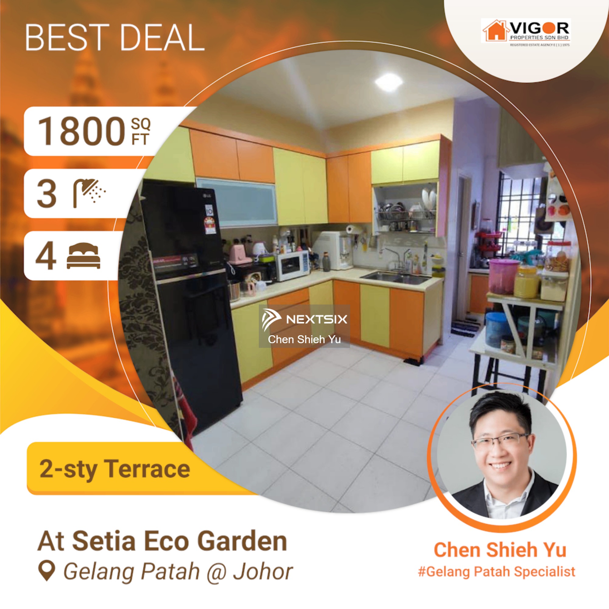 2-sty Terrace/Link House For Sale in Gelang Patah Johor - Image 9