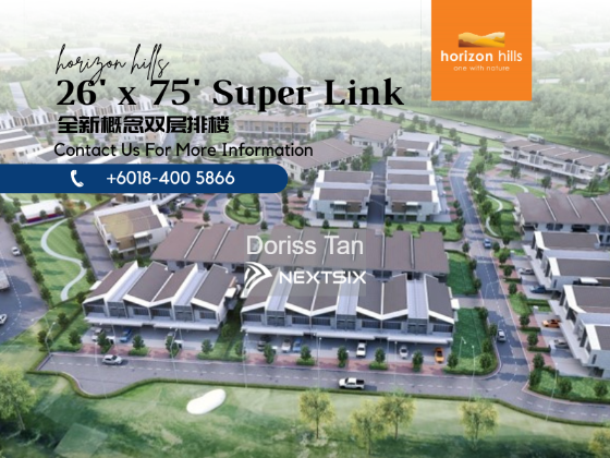2-sty Superlink House For Sale in Horizon Hills Johor