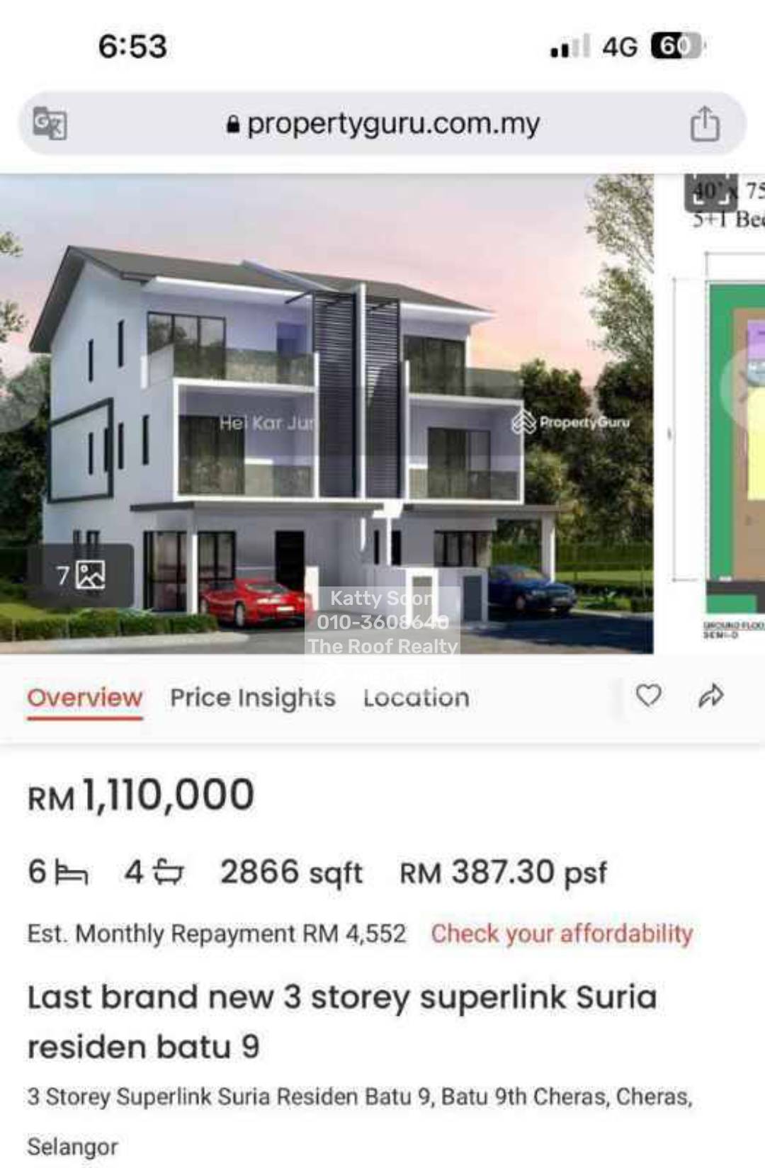 3-sty Terrace/Link House For Sale in Cheras Selangor - Image 3