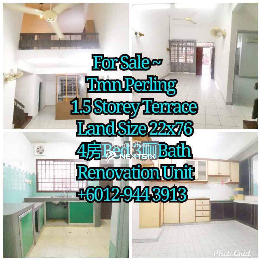 1.5-sty Terrace/Link House For Sale in Perling Johor
