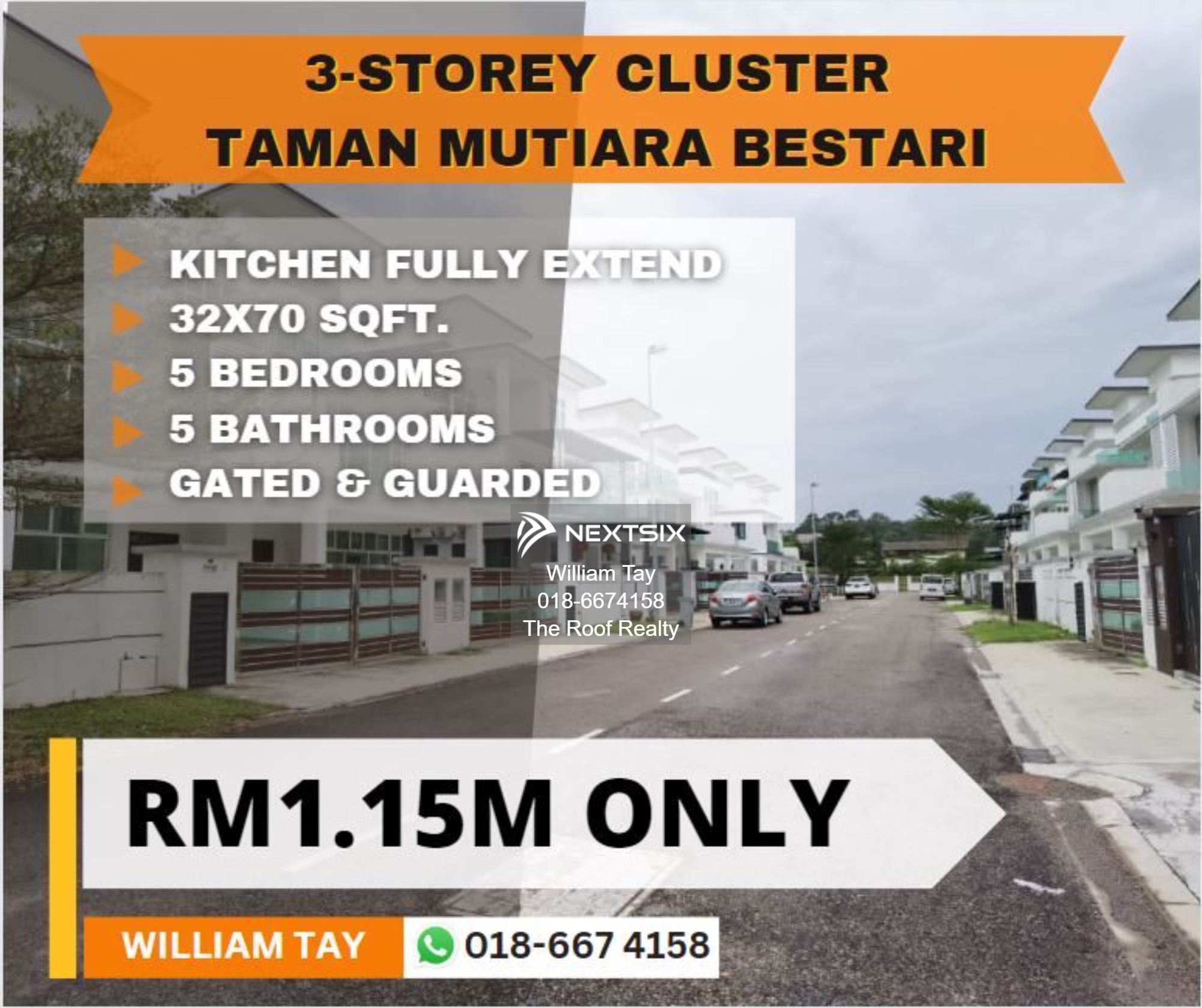 Cluster House For Sale in Skudai Johor