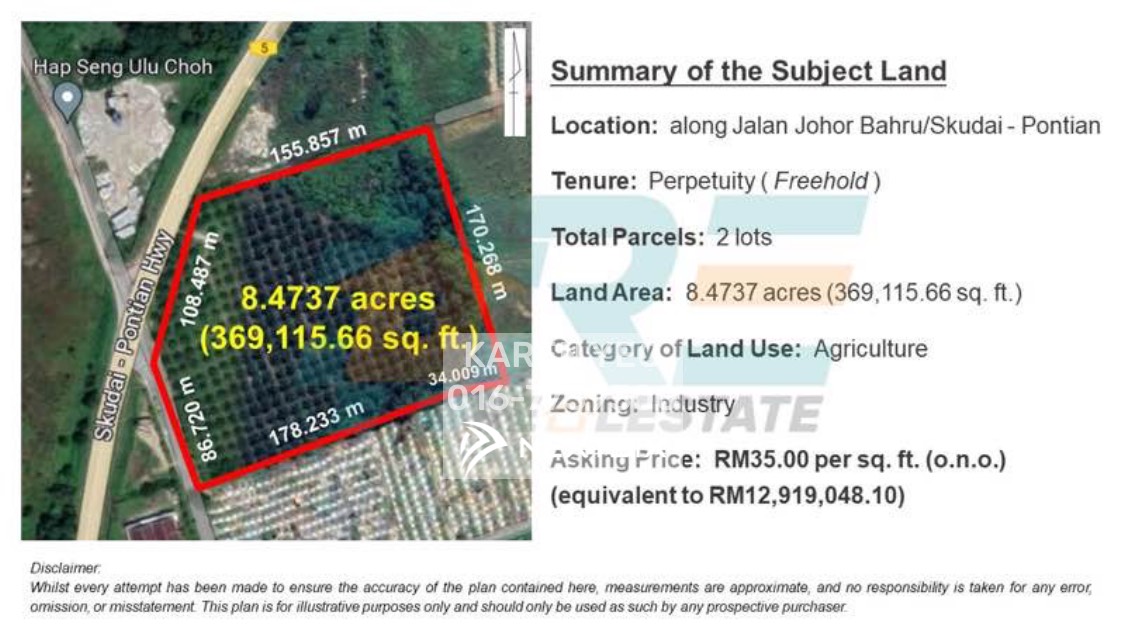 Industrial Land For Sale in Pontian Johor - Image 5