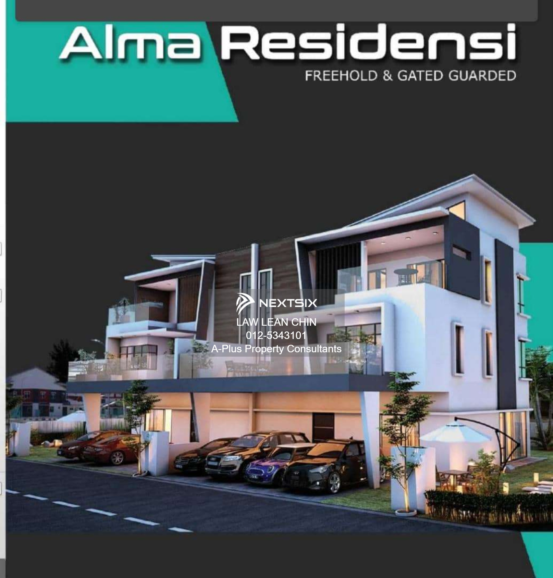 3 Storey Semi-detached Homes For Sale in Bukit Mertajam Penang