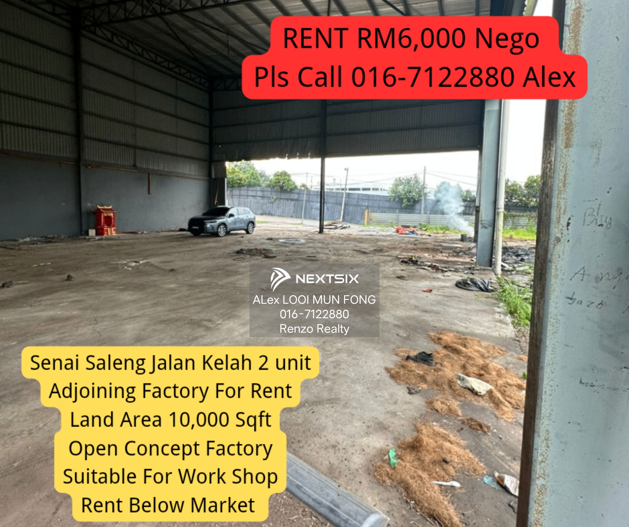 Kulai Saleng Jalan Kelah Open Concept Detached Factory For Rent Senai