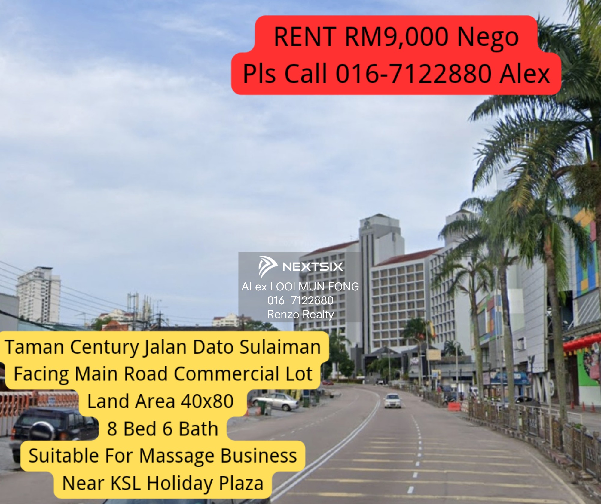 Taman Century Jalan Dato Sulaiman 1 Storey Commercial Lot For Rent Johor Bahru