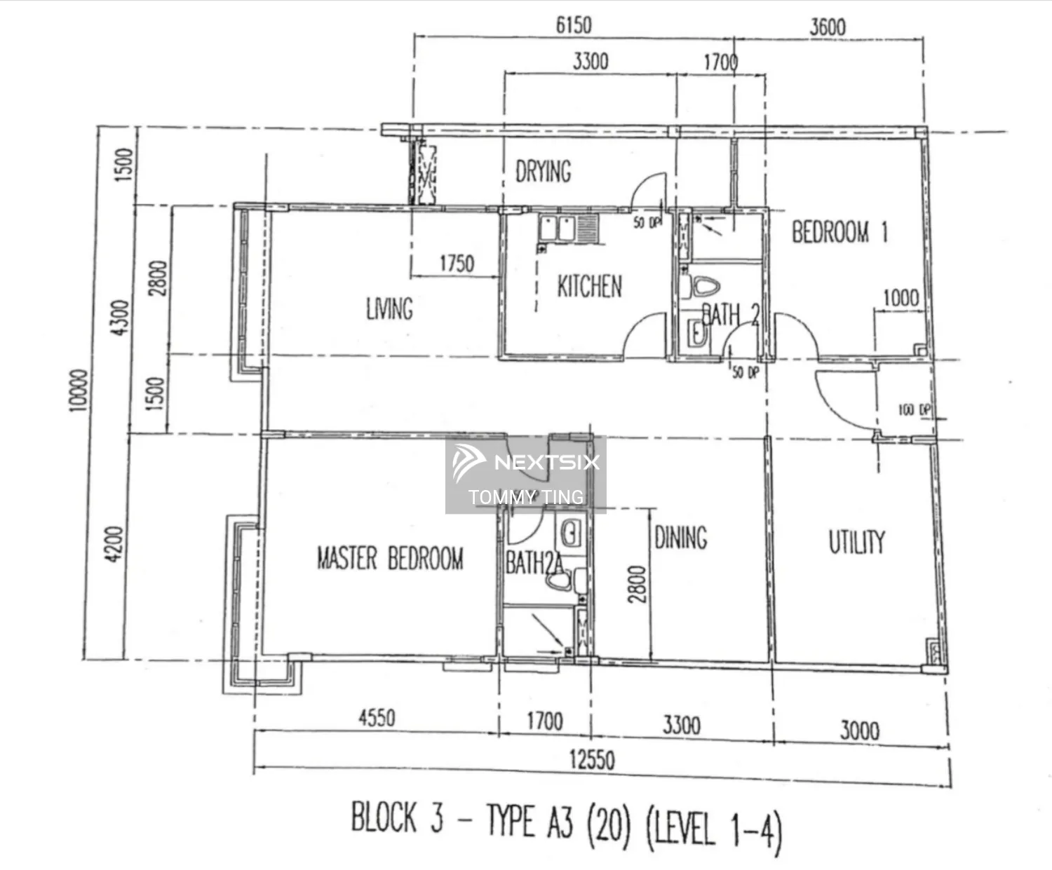 Condominium floor plan - Image 1
