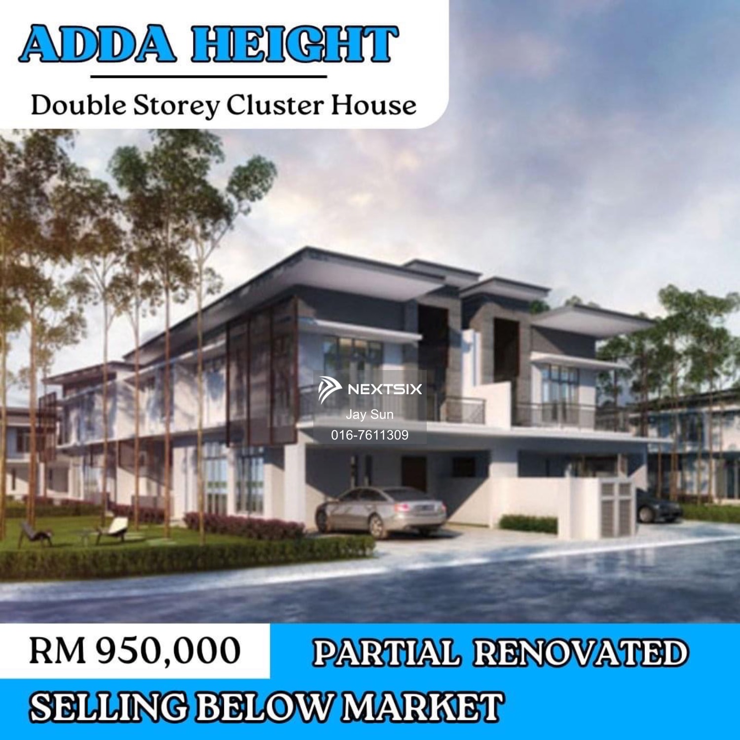 Cluster House For Sale in Johor Bahru Johor
