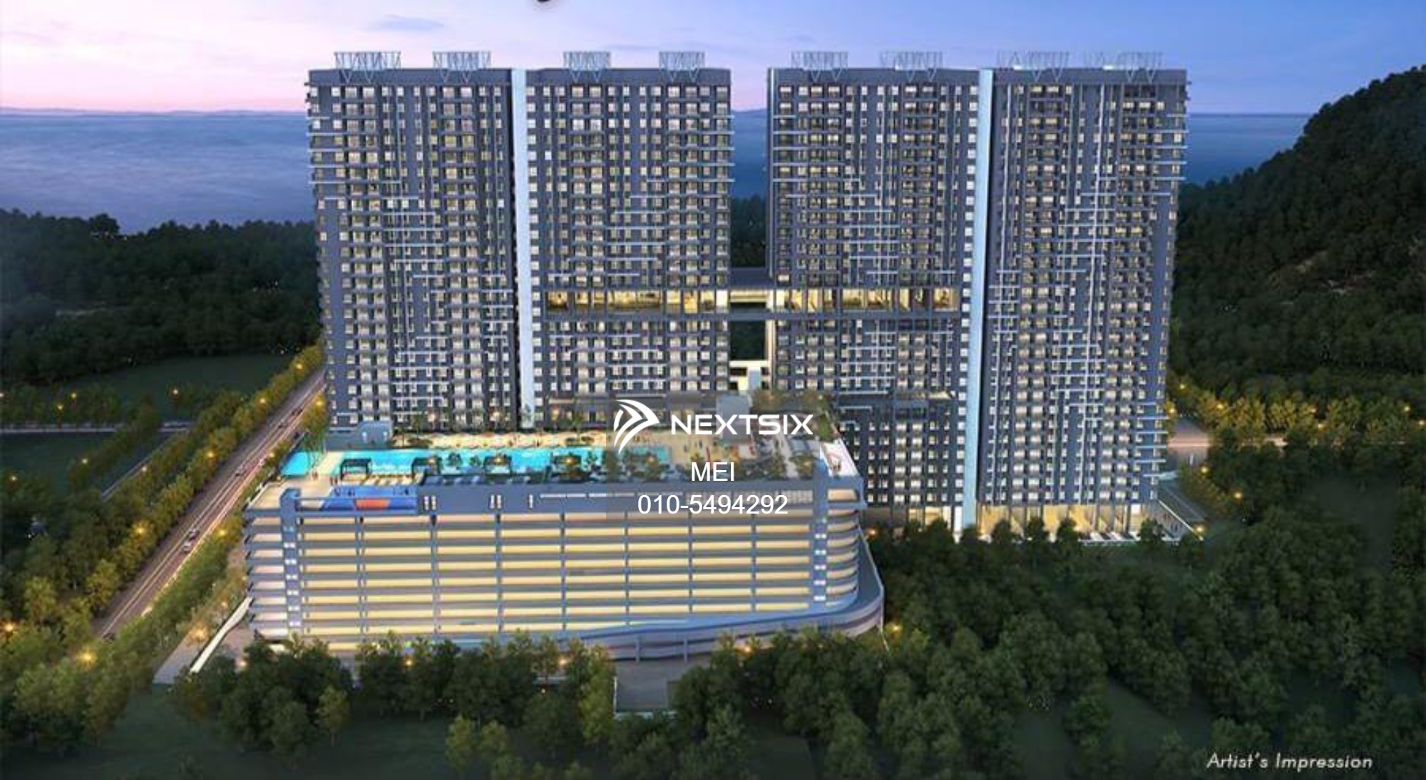 Condominium For Sale in Teluk Kumbar Penang