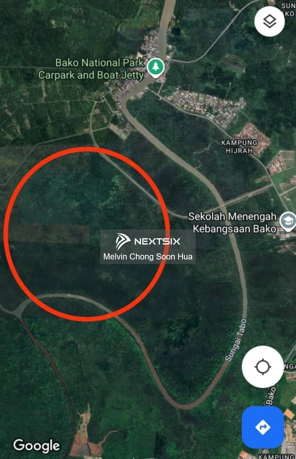 Native Land At Muara Tebas Kampung Bako For Sale