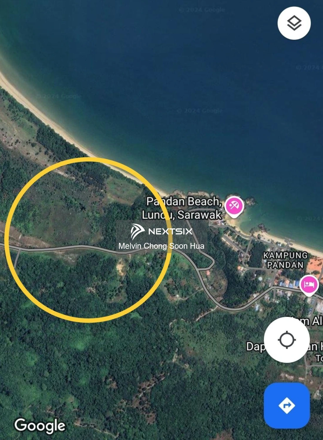 Lundu Land Nearby Pandan Beach For Sale