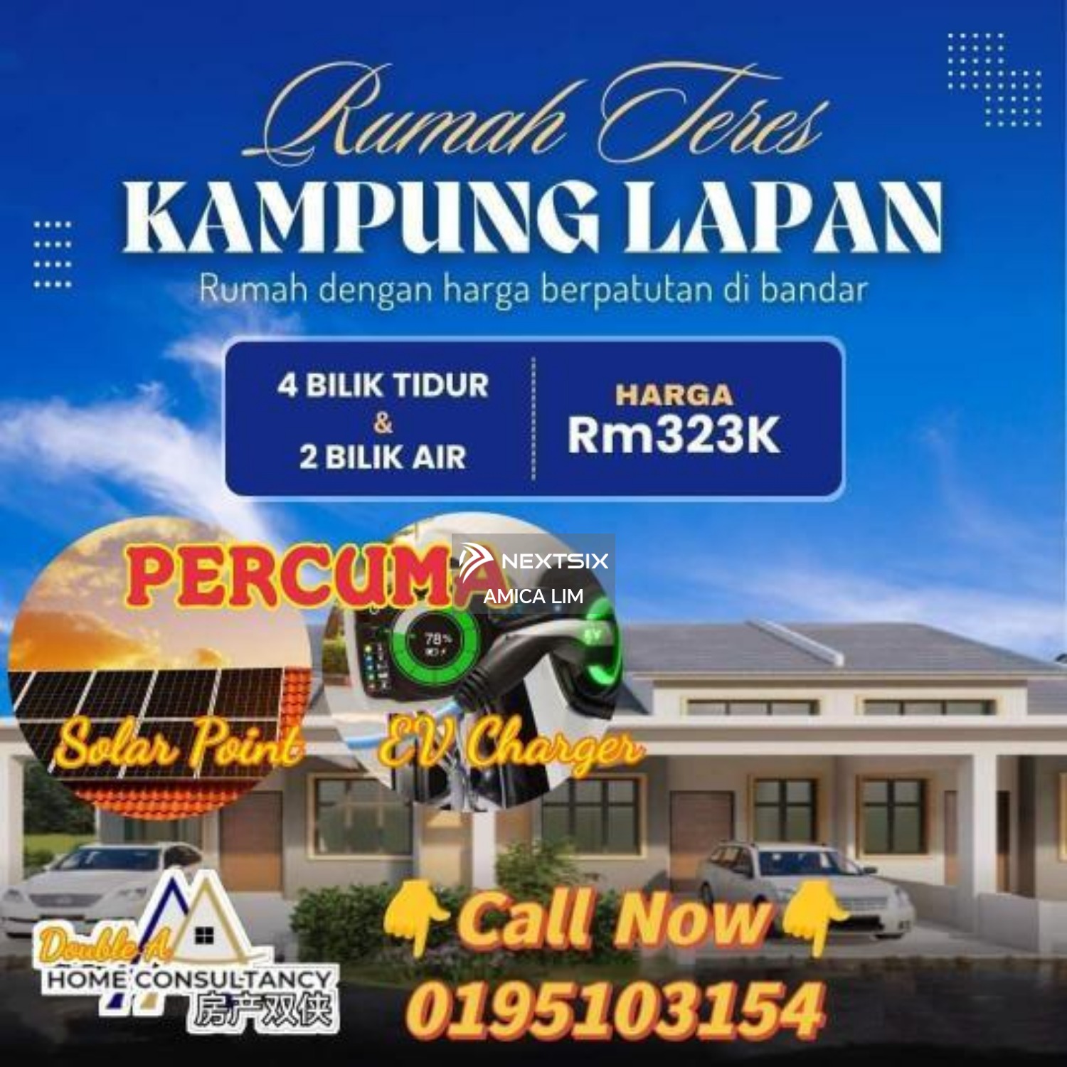 1-sty Terrace/Link House For Sale in Melaka Tengah Melaka