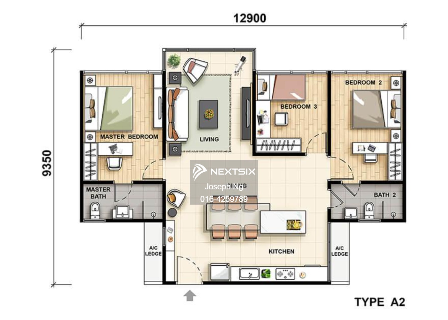 Condominium floor plan - Image 2