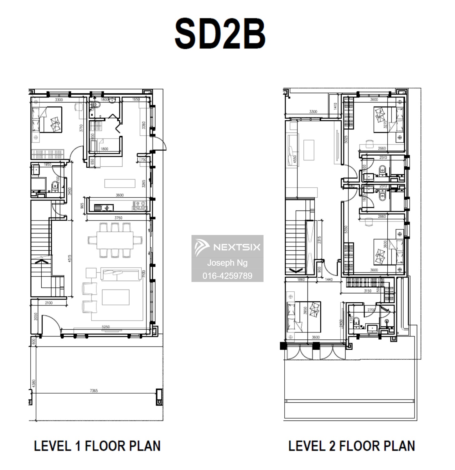 Semi-detached House floor plan - Image 1