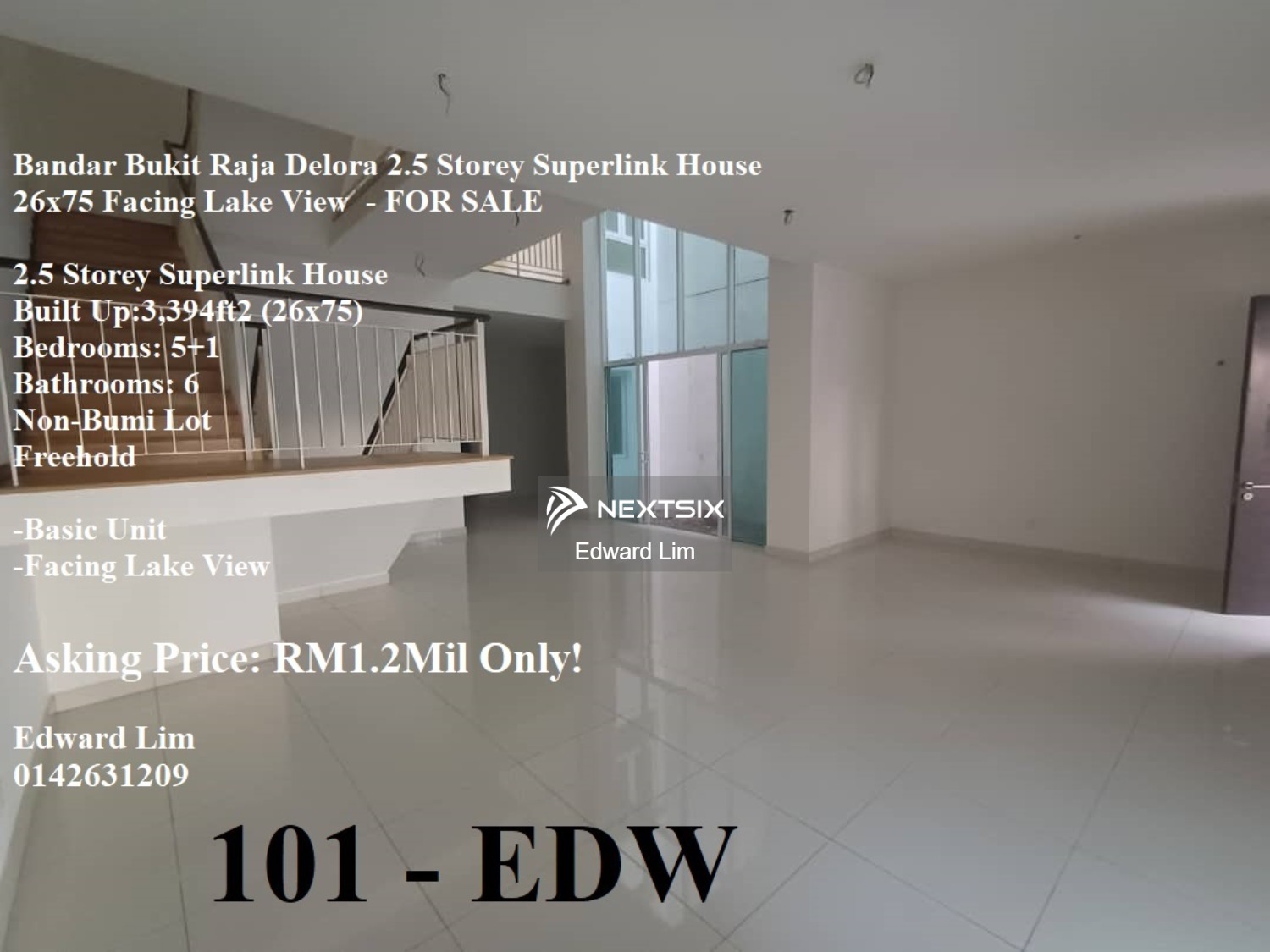 2.5-sty Terrace/Link House For Sale in Bandar Bukit Raja Selangor
