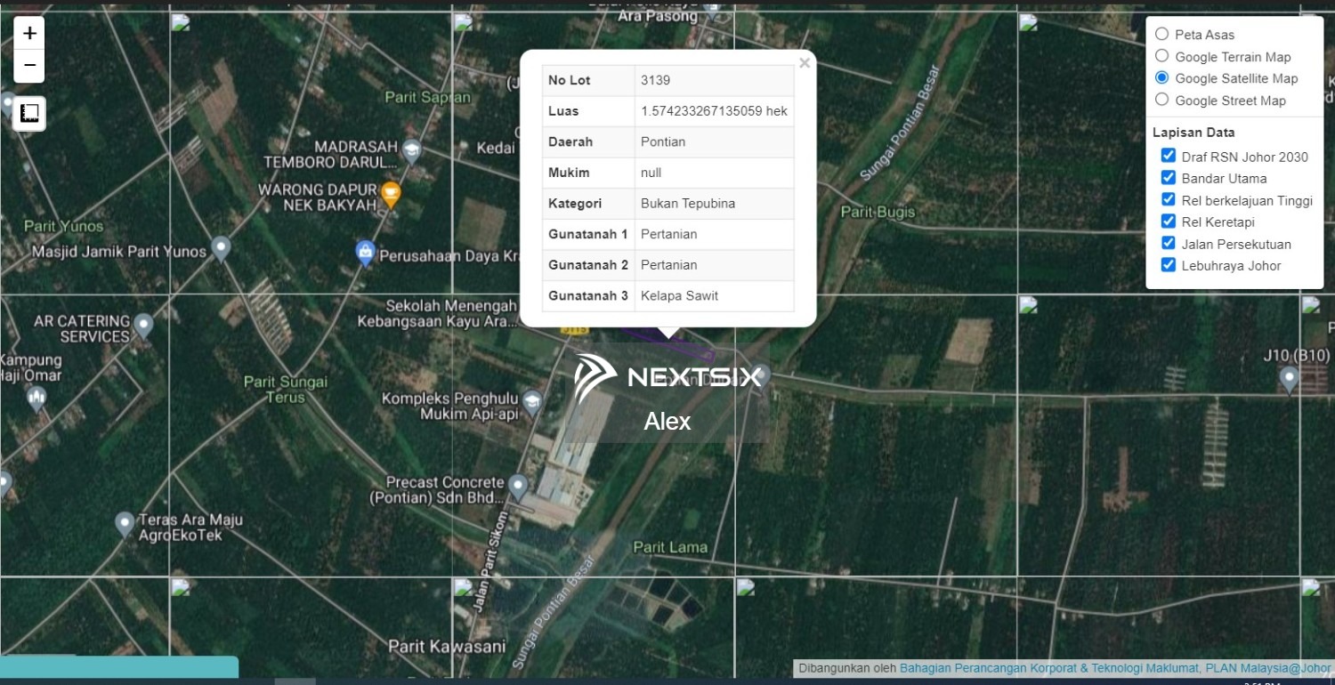 Agricultural Land For Sale in Pontian Johor