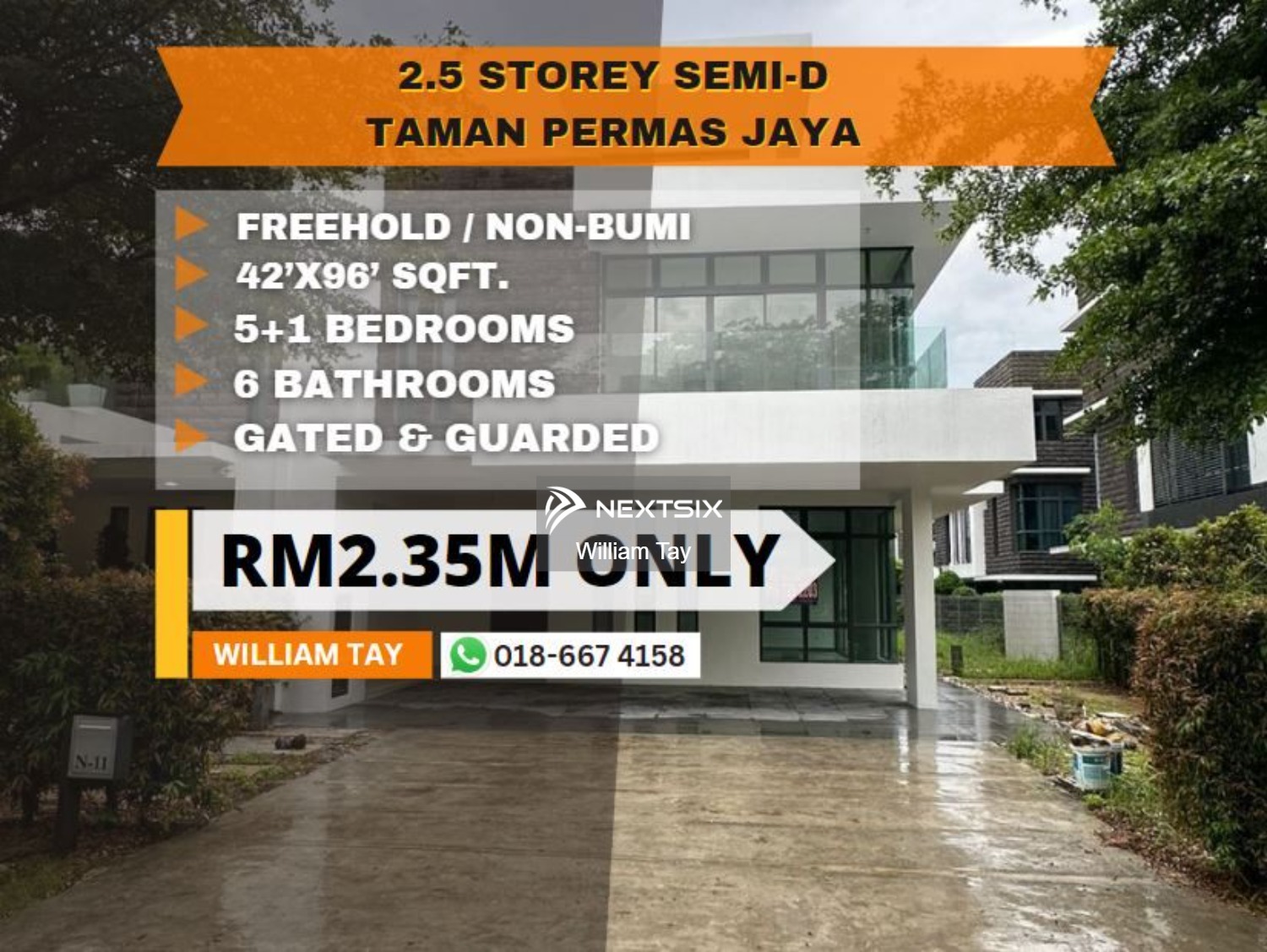 Semi-detached House For Sale in Permas Jaya Johor