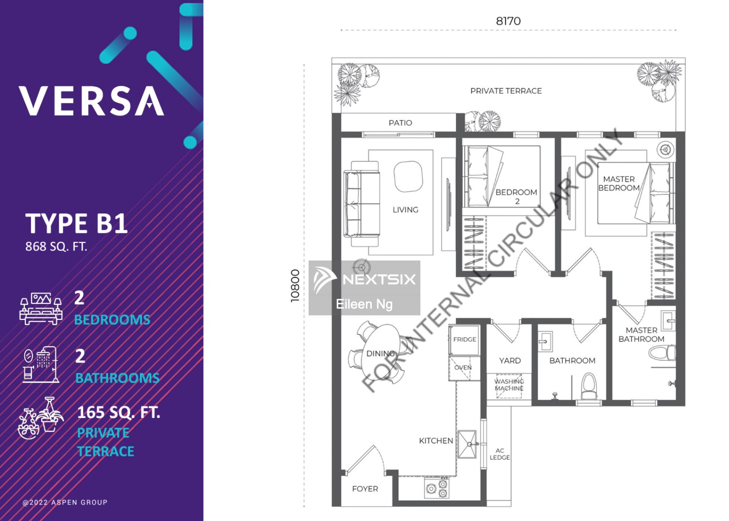 Condominium floor plan - Image 1