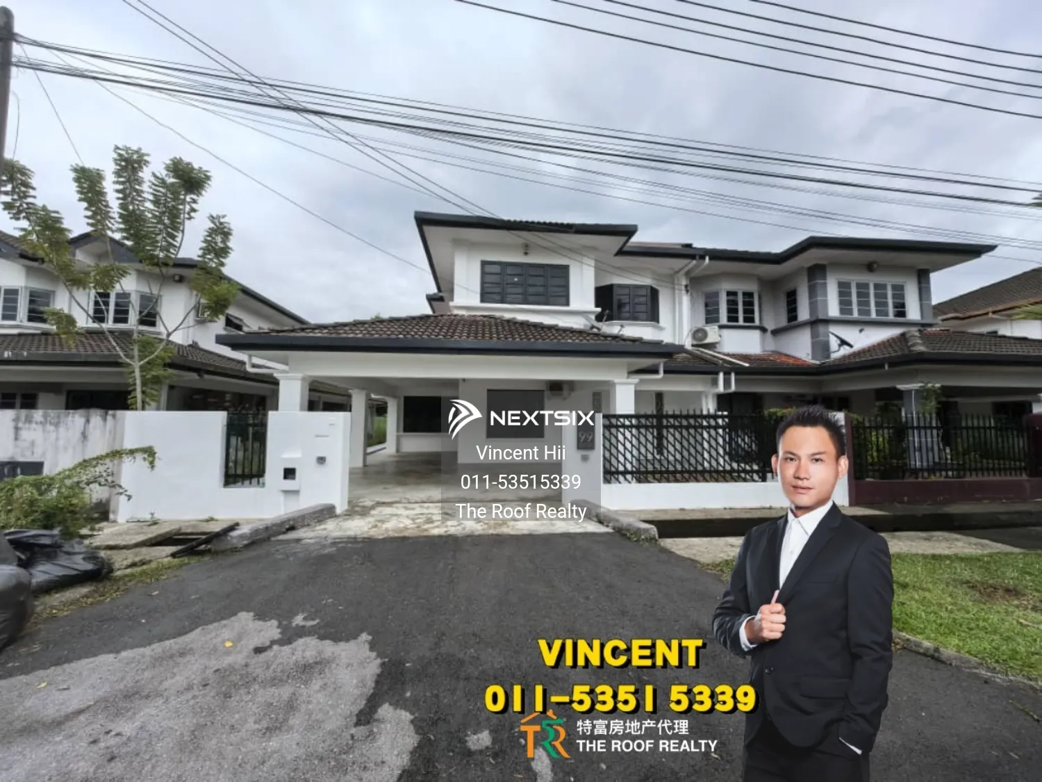Jalan Setia Raja double storey semi detached for Sale