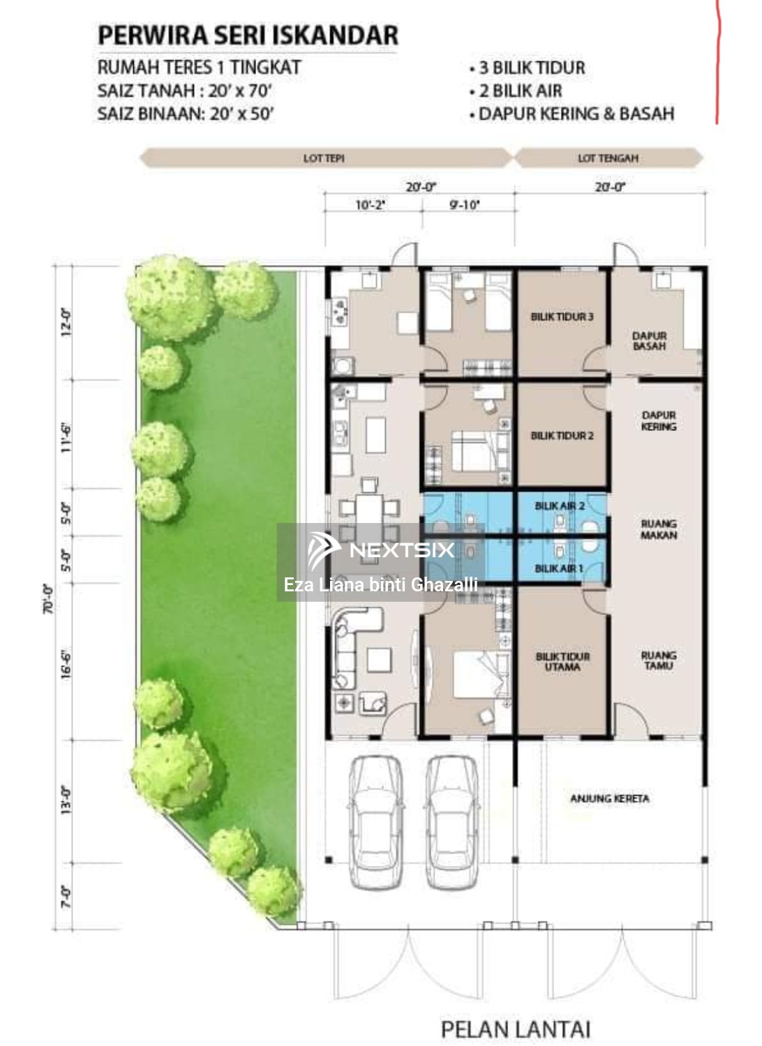 1-sty Terrace/Link House For Sale in Seri Iskandar Perak - Image 3