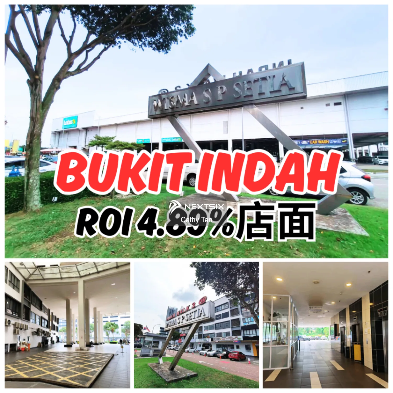 ROI 4.89% 高高店面出售位于Bukit Indah 知晓区