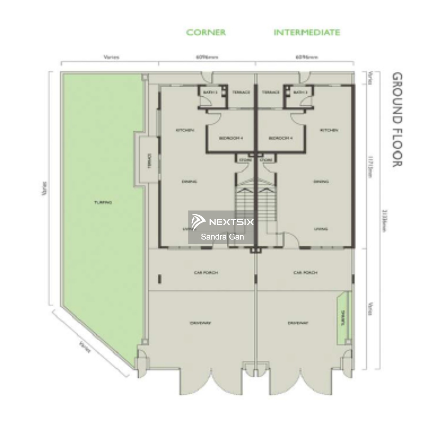 2-sty Terrace/Link House floor plan - Image 1