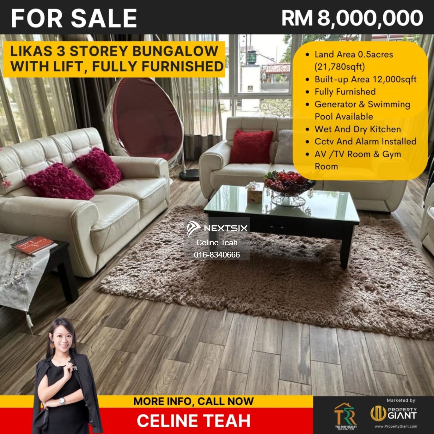 Bungalow For Sale in Likas Sabah