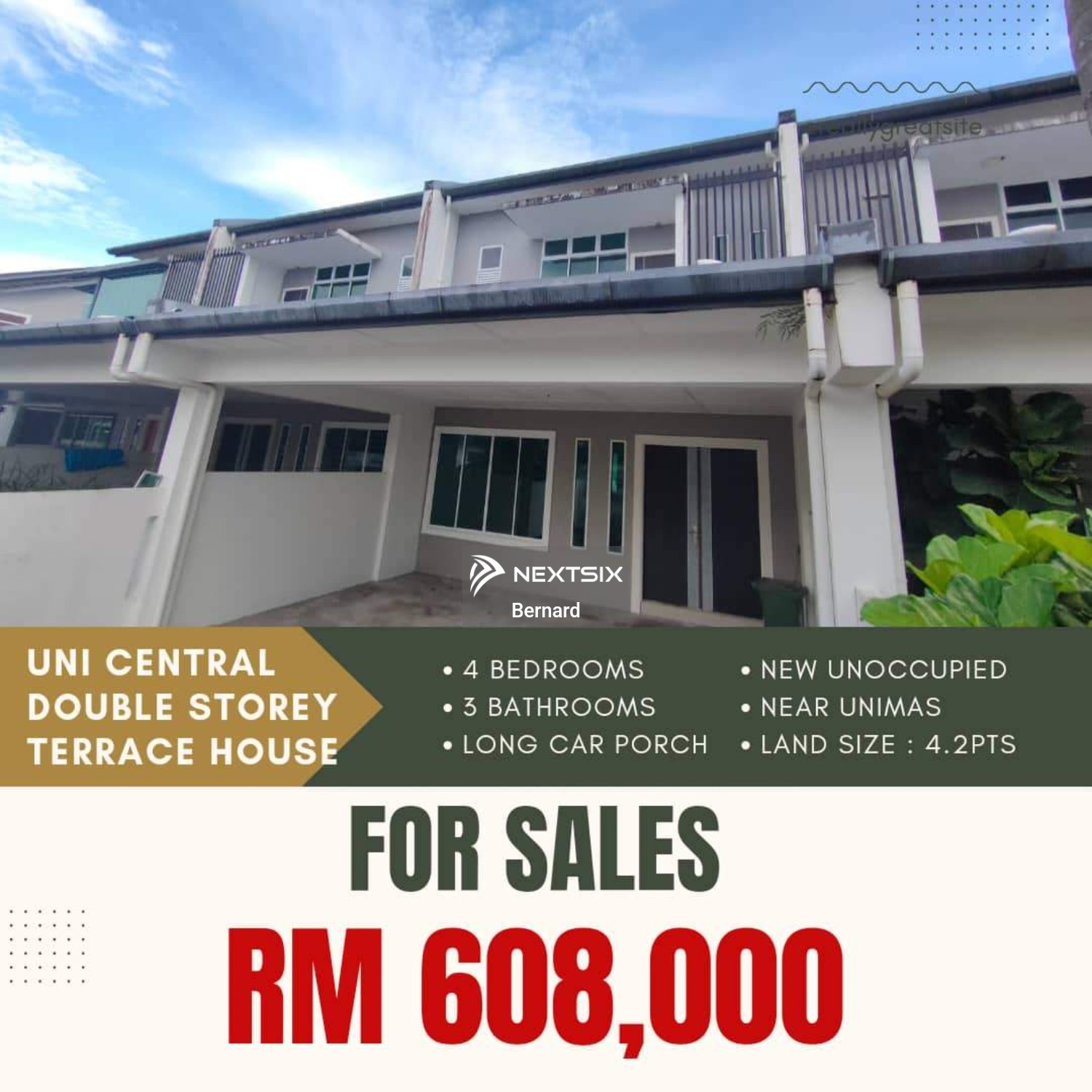 2-sty Terrace/Link House For Sale in Kota Samarahan Sarawak