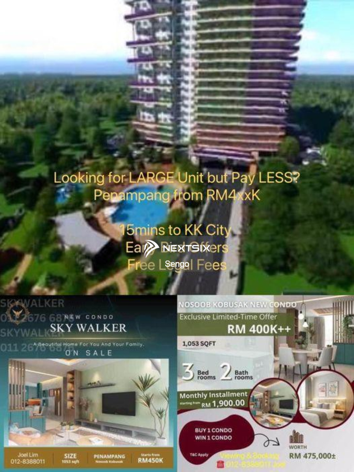 Condominium For Sale in Penampang Sabah