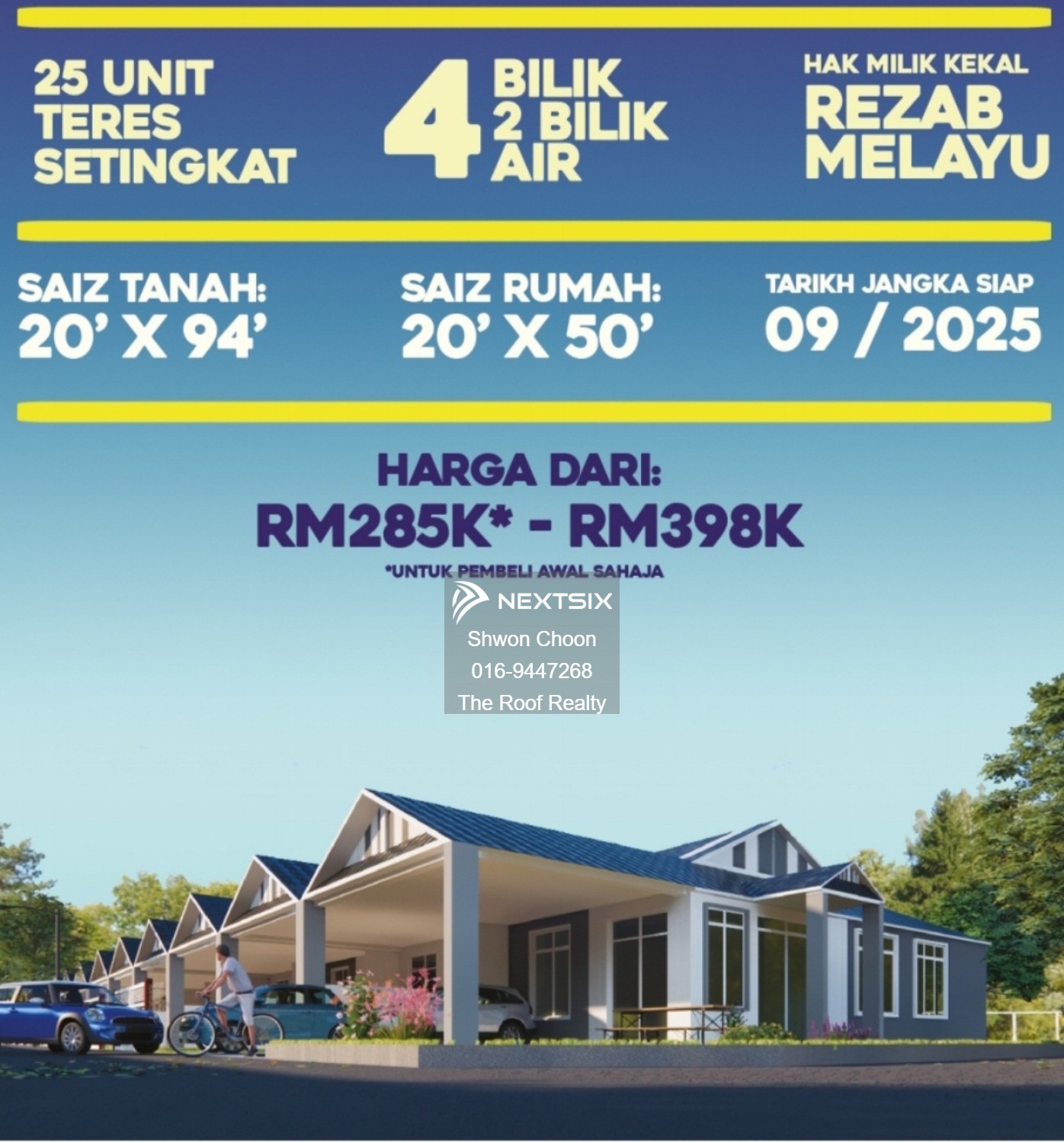 1-sty Terrace/Link House For Sale in Kuantan Pahang