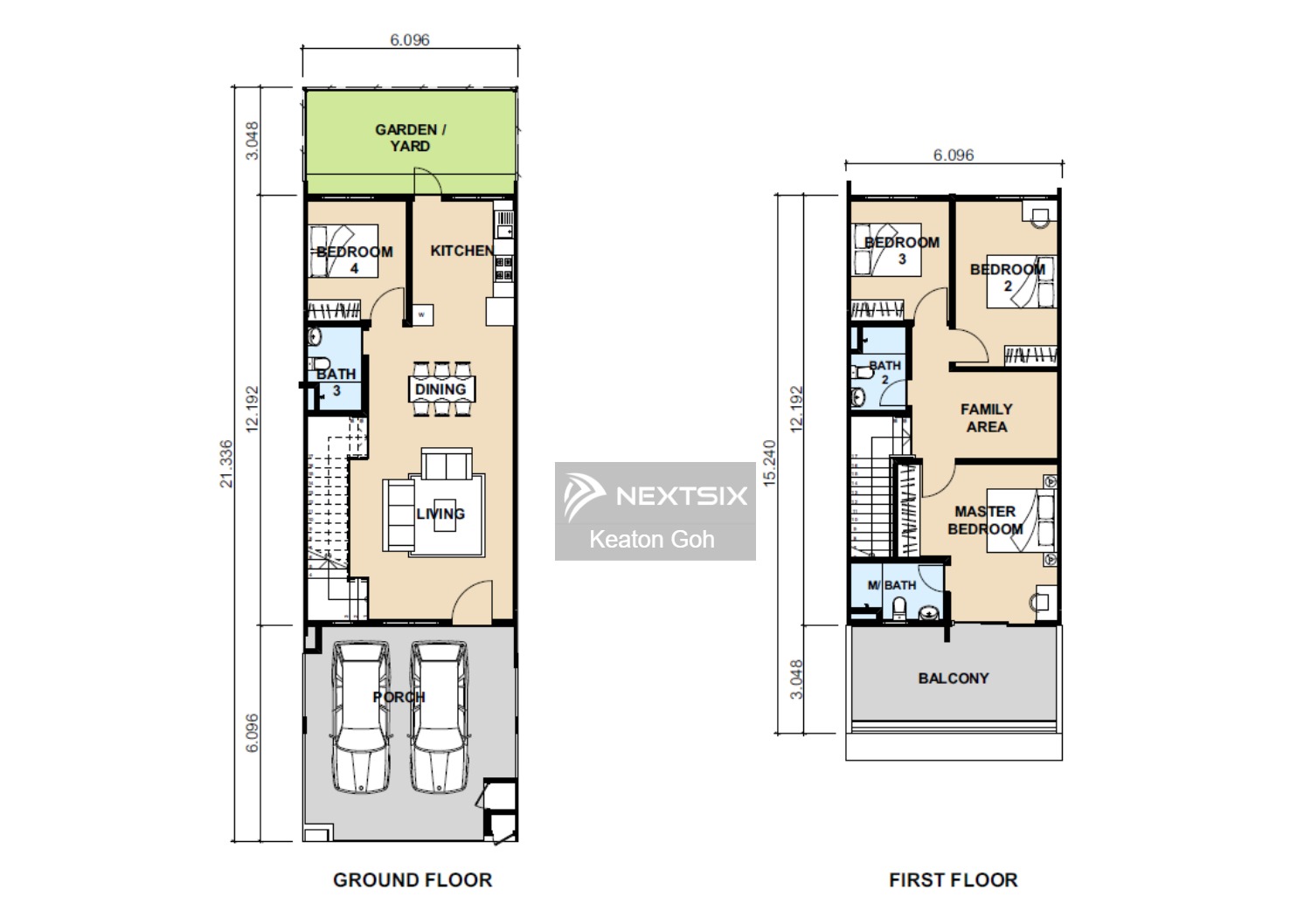 2-sty Terrace/Link House floor plan - Image 1