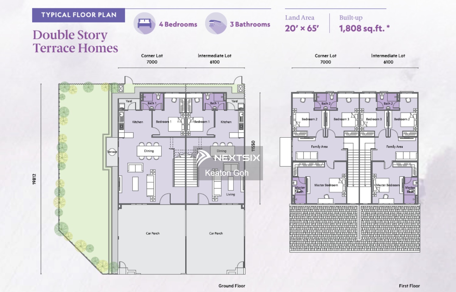 2-sty Terrace/Link House floor plan - Image 1