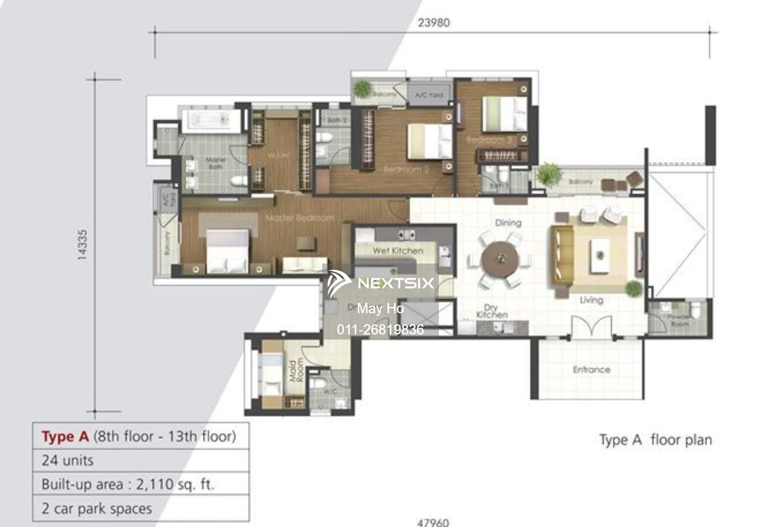Condominium floor plan - Image 2