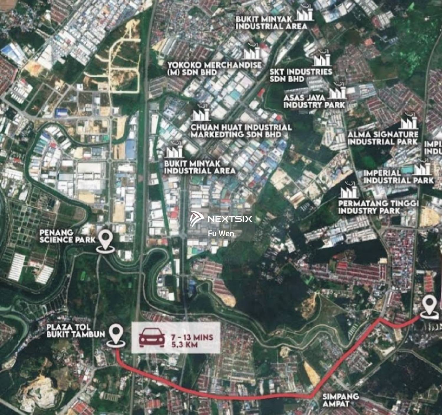 Semi-D Factory For Sale in Bukit Mertajam Penang