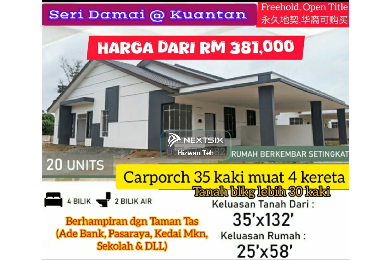 (Sri Damai) Rumah Semi D @ Kuantan