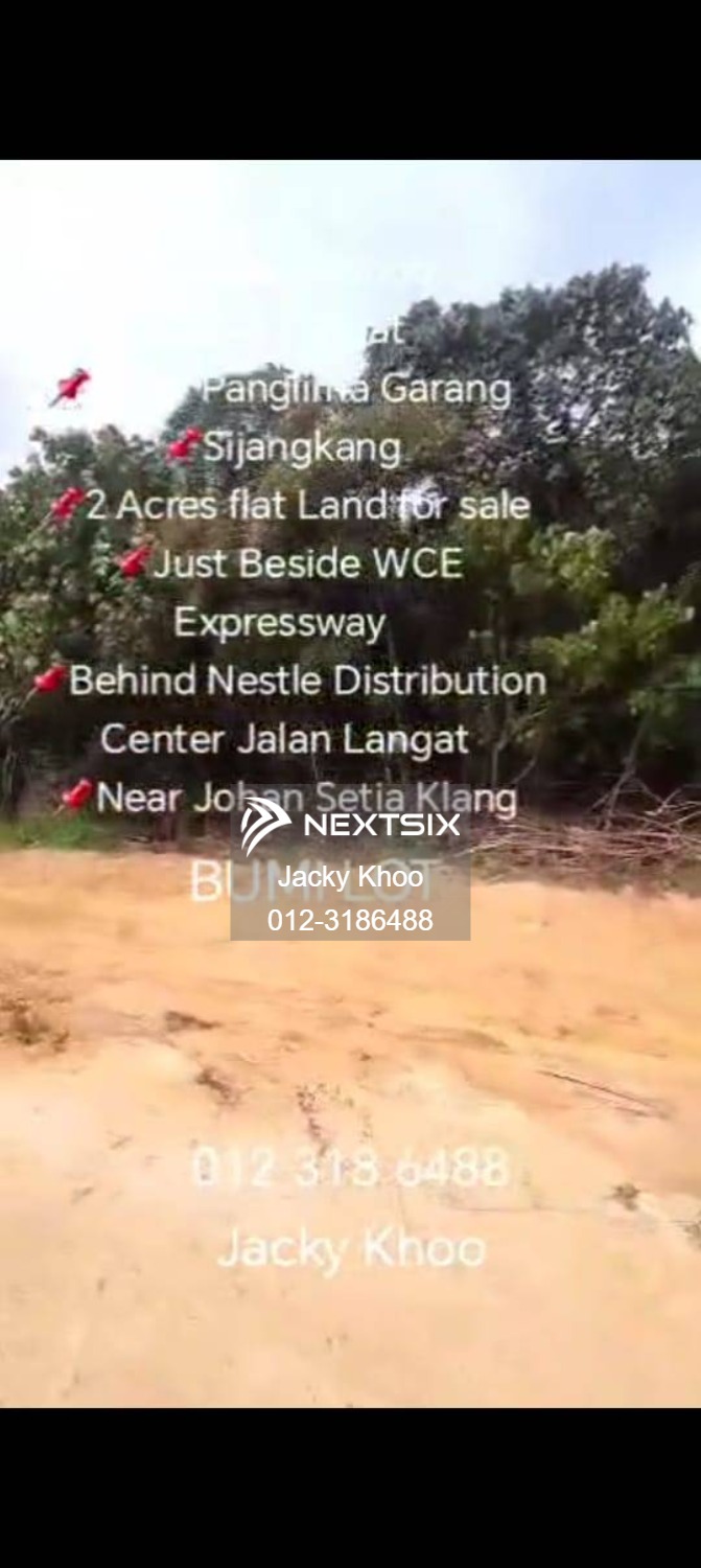 Agricultural Land For Sale in Telok Panglima Garang Selangor