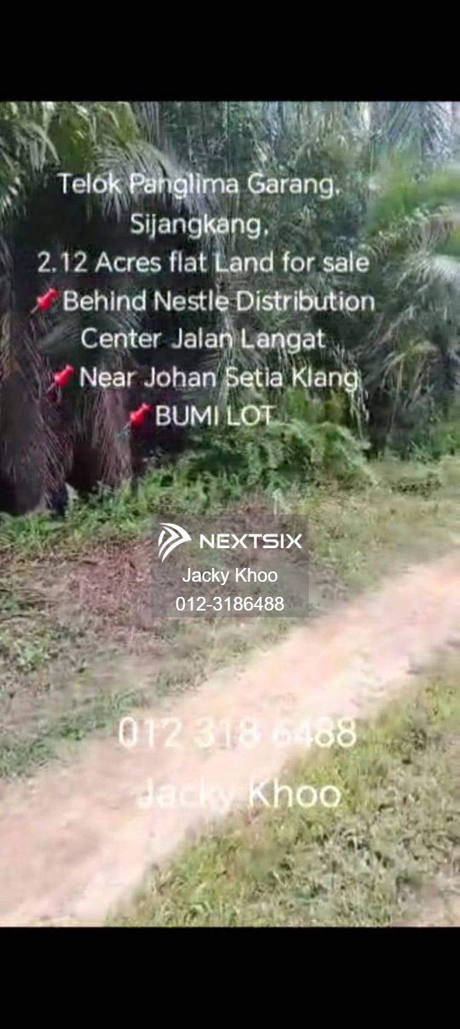 Agricultural Land For Sale in Telok Panglima Garang Selangor