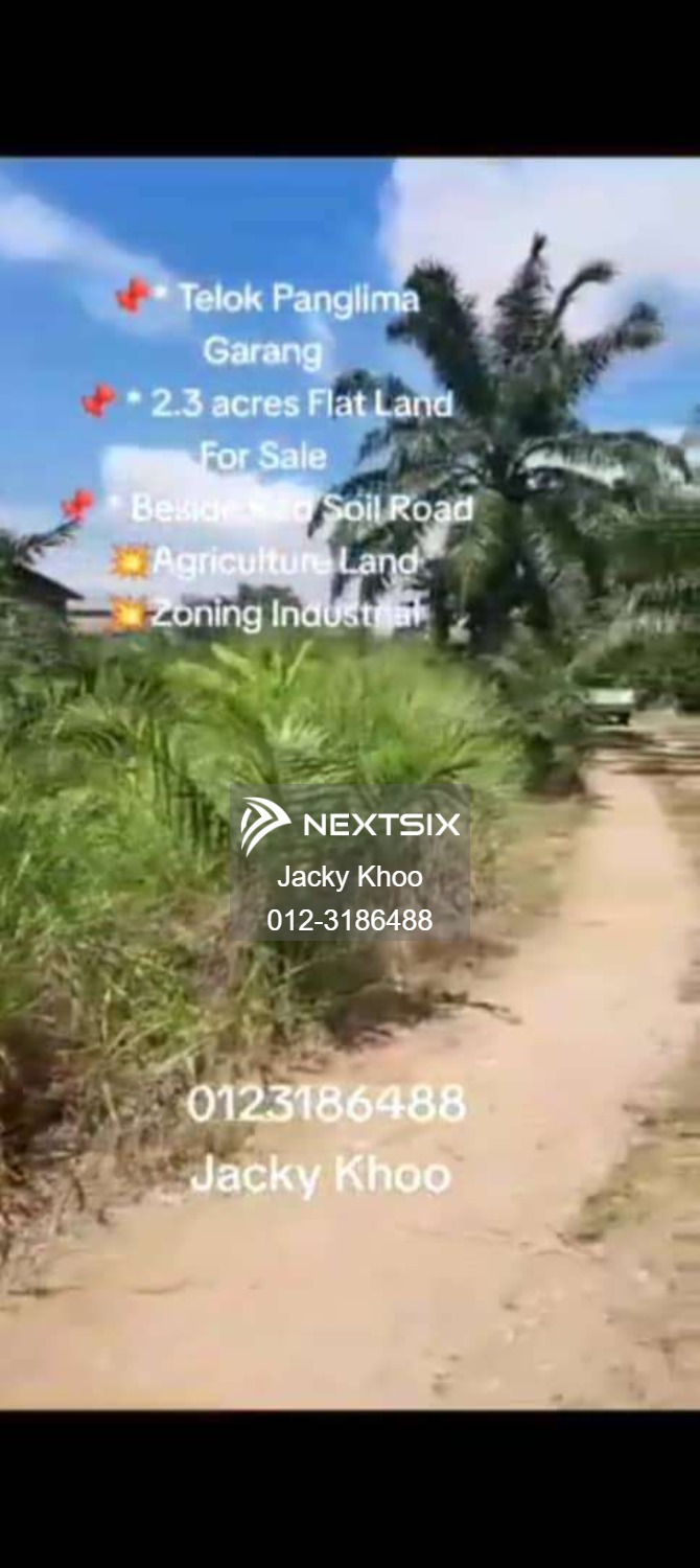 Industrial Land For Sale in Telok Panglima Garang Selangor