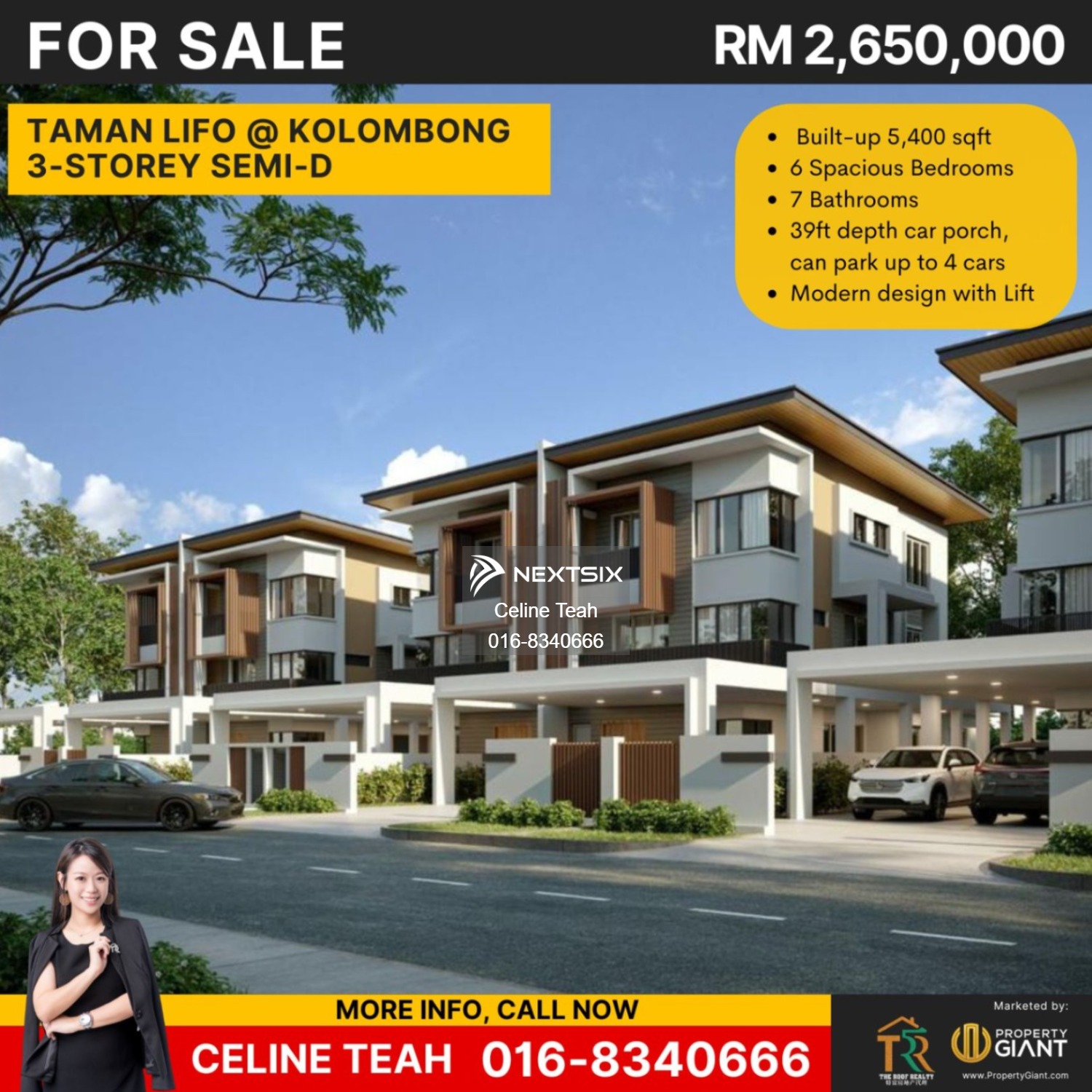 3 Storey Semi-detached Homes For Sale in Kota Kinabalu Sabah