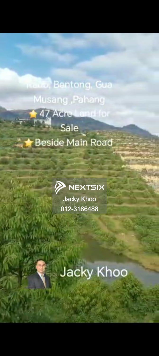 Agricultural Land For Sale in Raub Pahang