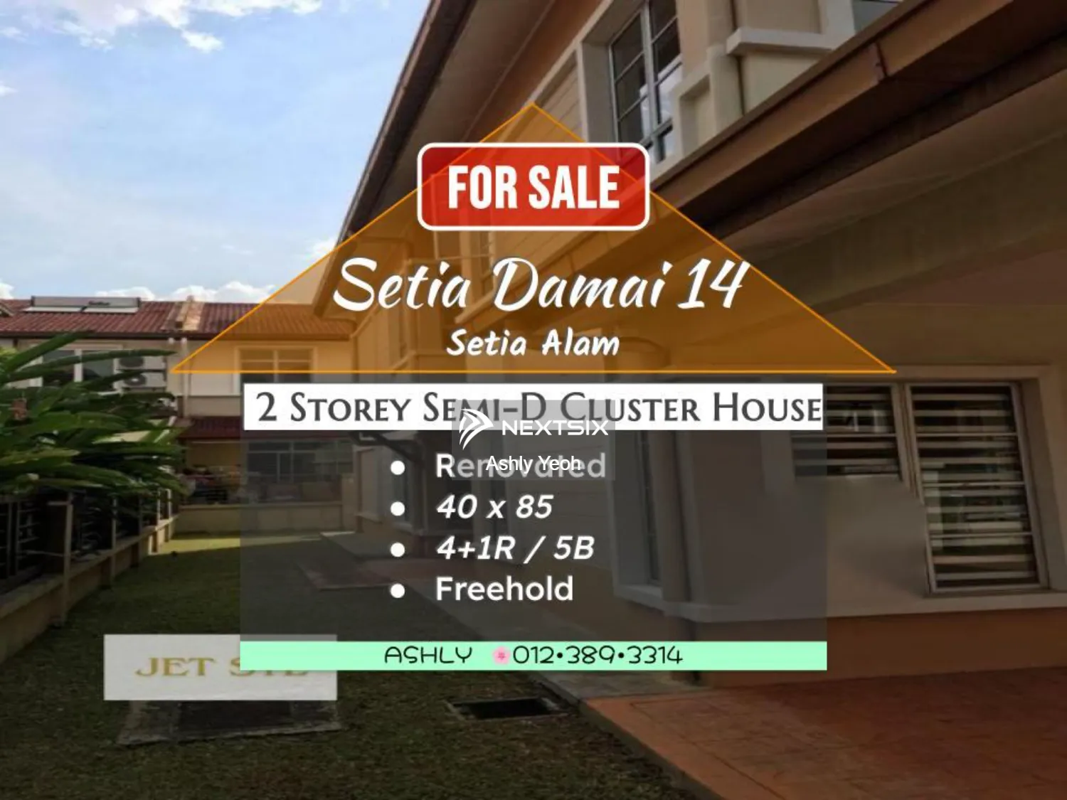 Renovated 2 Storey Semi-D Cluster for Sale Setia Damai 14, Setia Alam, 40170 Shah Alam, Selangor