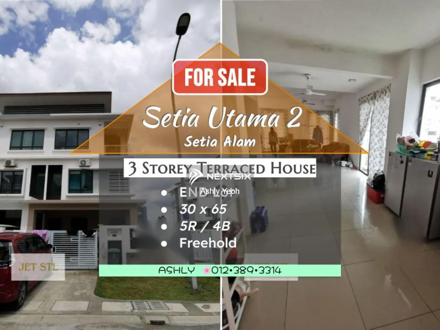 ENDLOT with 10f Land 3 Storey House for Sale Setia Utama 2, Setia Alam, 40170 Shah Alam, Selangor