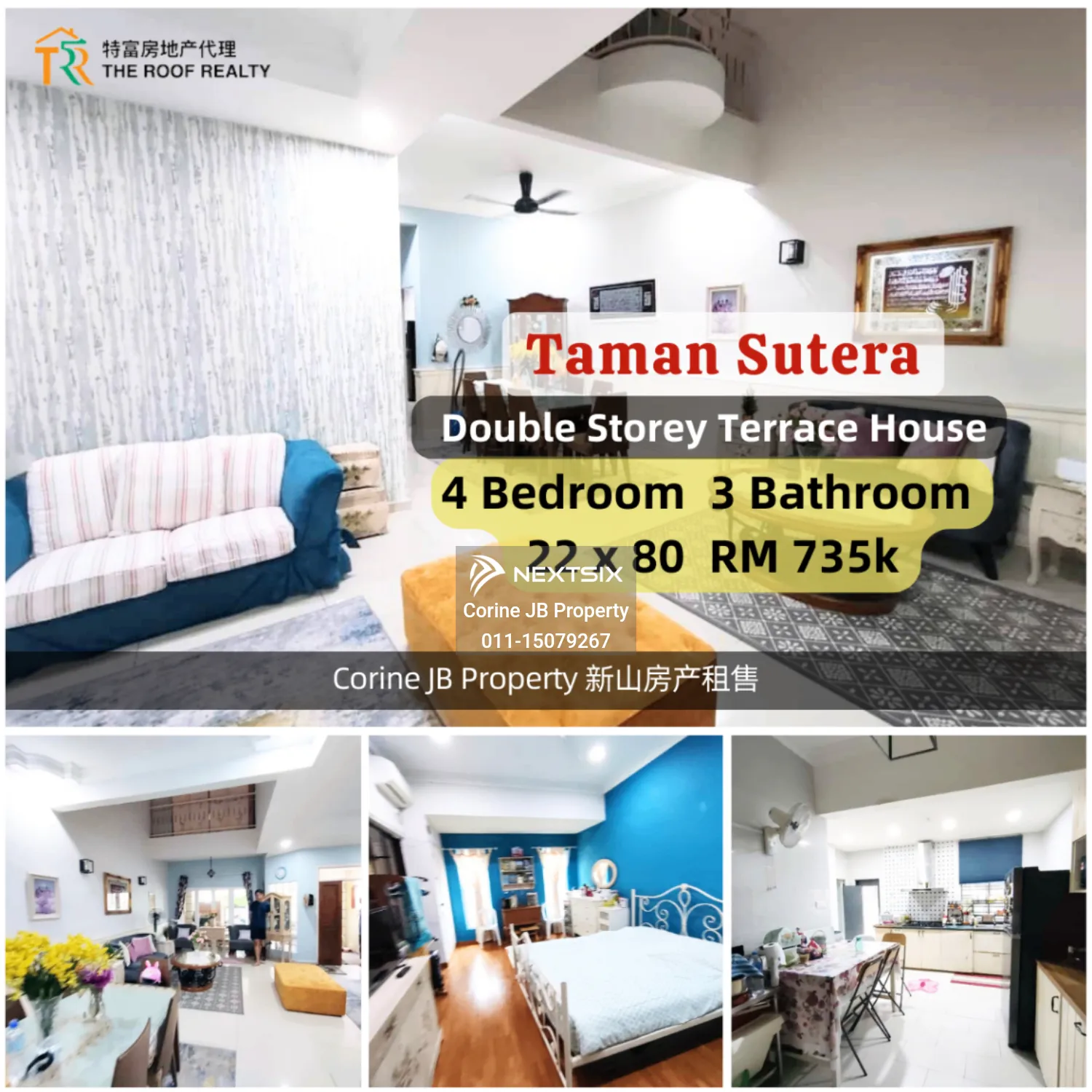 Taman Sutera Double Storey Terrace House