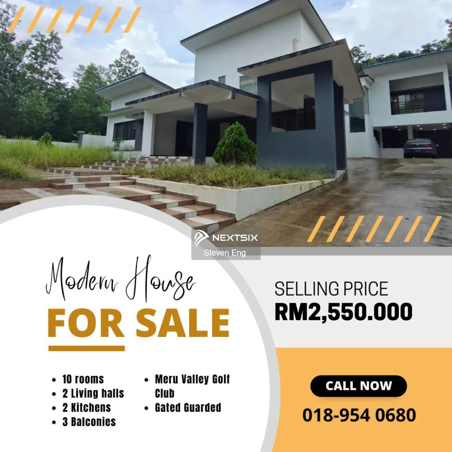 Double Storey Bungalow House for Sale @ Meru Valley Golf and Country Resort, Ipoh