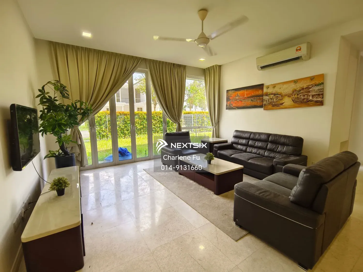 Emerald Bay @ Puteri Harbour / 3 storey courtyard 4+1bedroom for rent